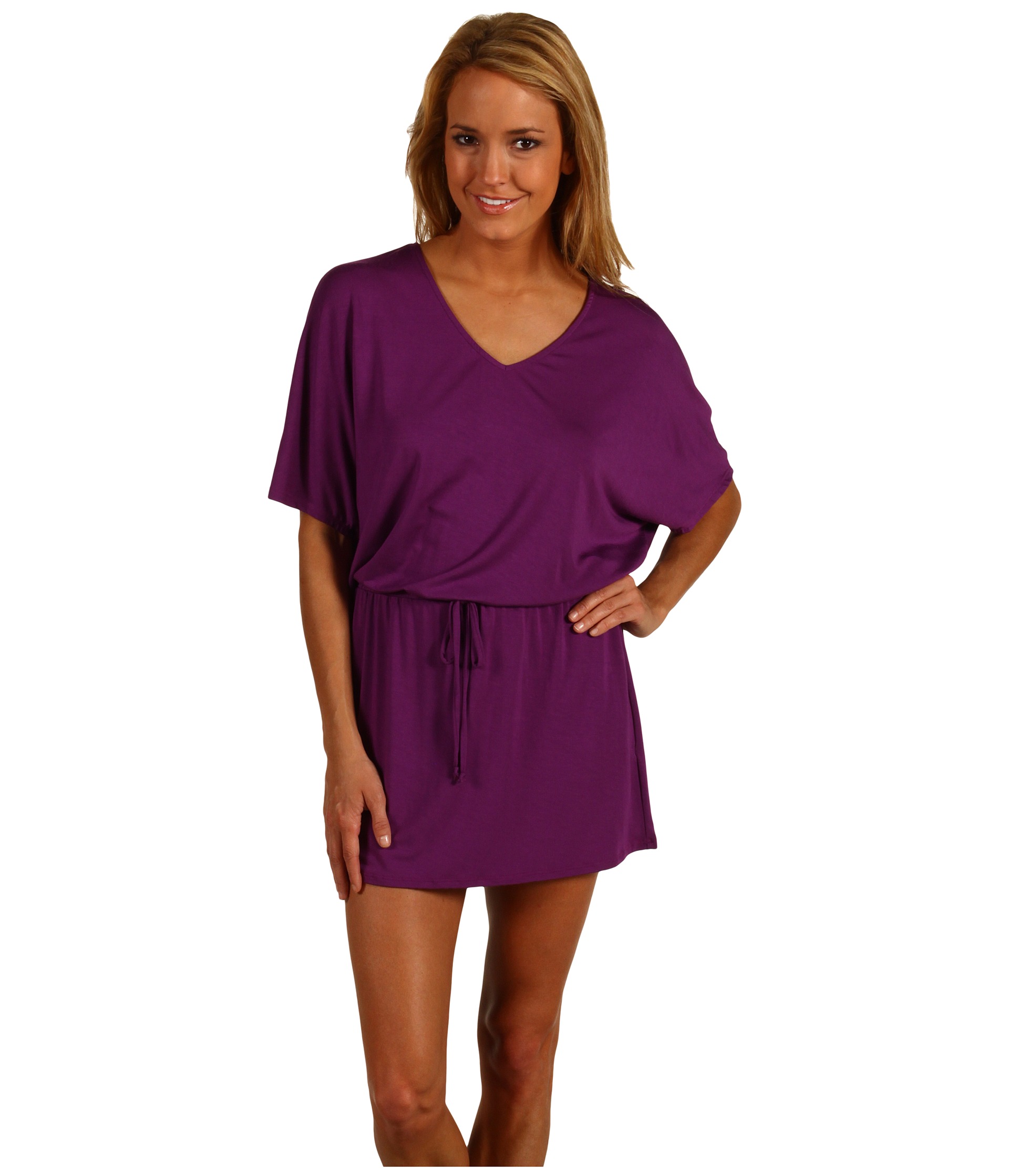 Michael Stars Drop Waist Kimono Sleeve Dress SKU #7814779