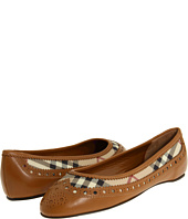 Burberry   Haymarket Brogue Ballerina