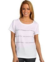 MICHAEL Michael Kors Pebble Crepe S/S Scoop Neck Top $31.99 (  