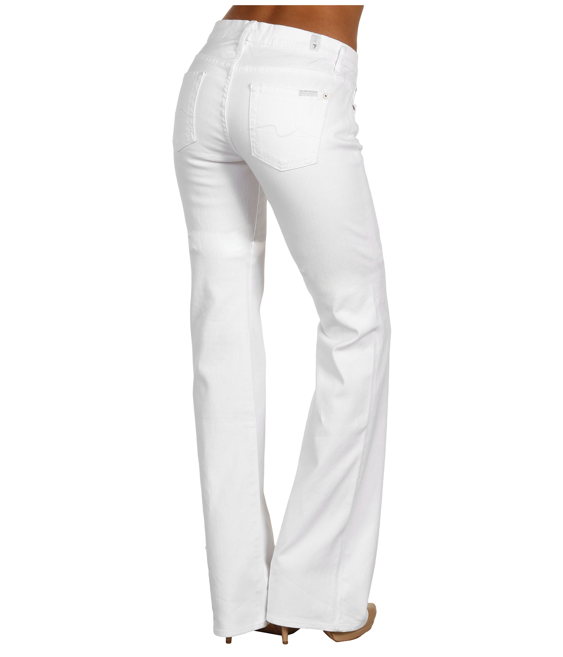 Kimmie Curvy Fit Bootcut w/ Dot Squiggle in Clean White Posted 6/27 
