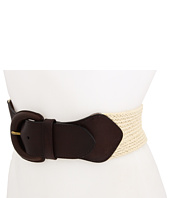 LAUREN by Ralph Lauren 3 Cotton Cord Belt with Leather Tabs