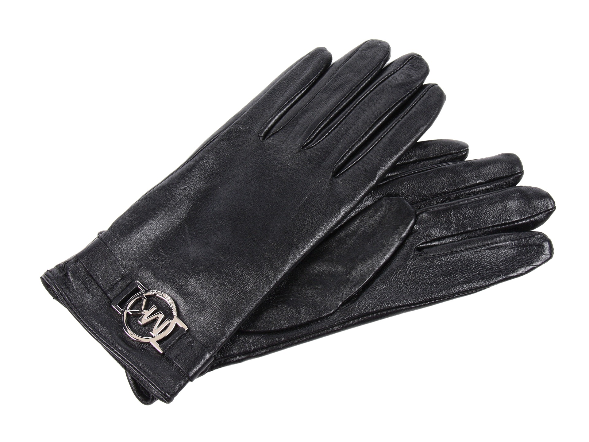 MICHAEL Michael Kors Michael Kors Leather Glove with Chain Bow $69.99 