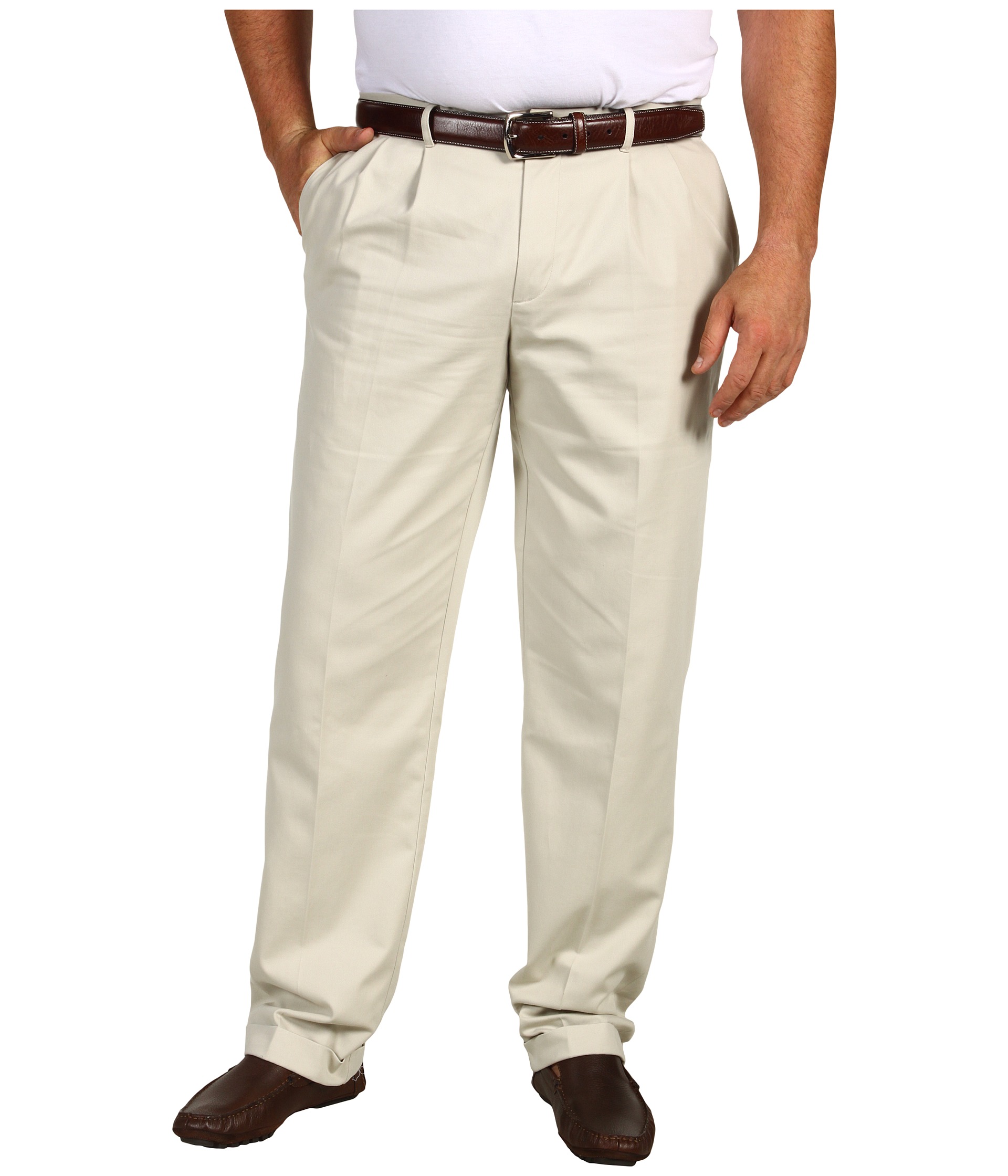 Dockers Mens Comfort Khaki D4 Relaxed Fit Flat Front $45.99 $60.00 