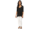Slub Angled 3/4 Tunic