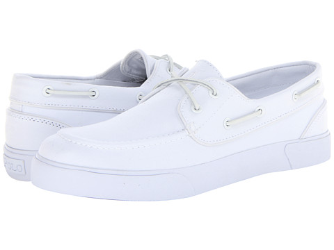 Where Can I Buy Polo Ralph Lauren Sander P Pure White - Men's Boat Shoes