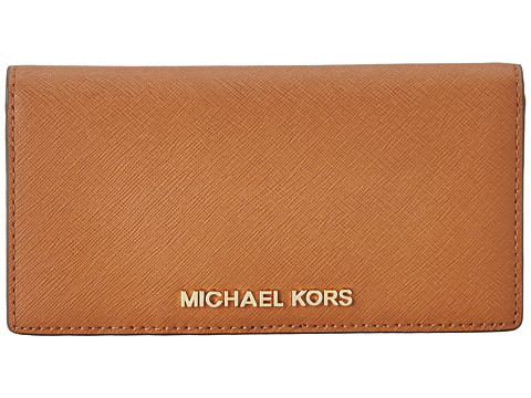 Michael Michael Kors Jet Set Travel Lg Slim Wallet | Shipped Free at Zappos