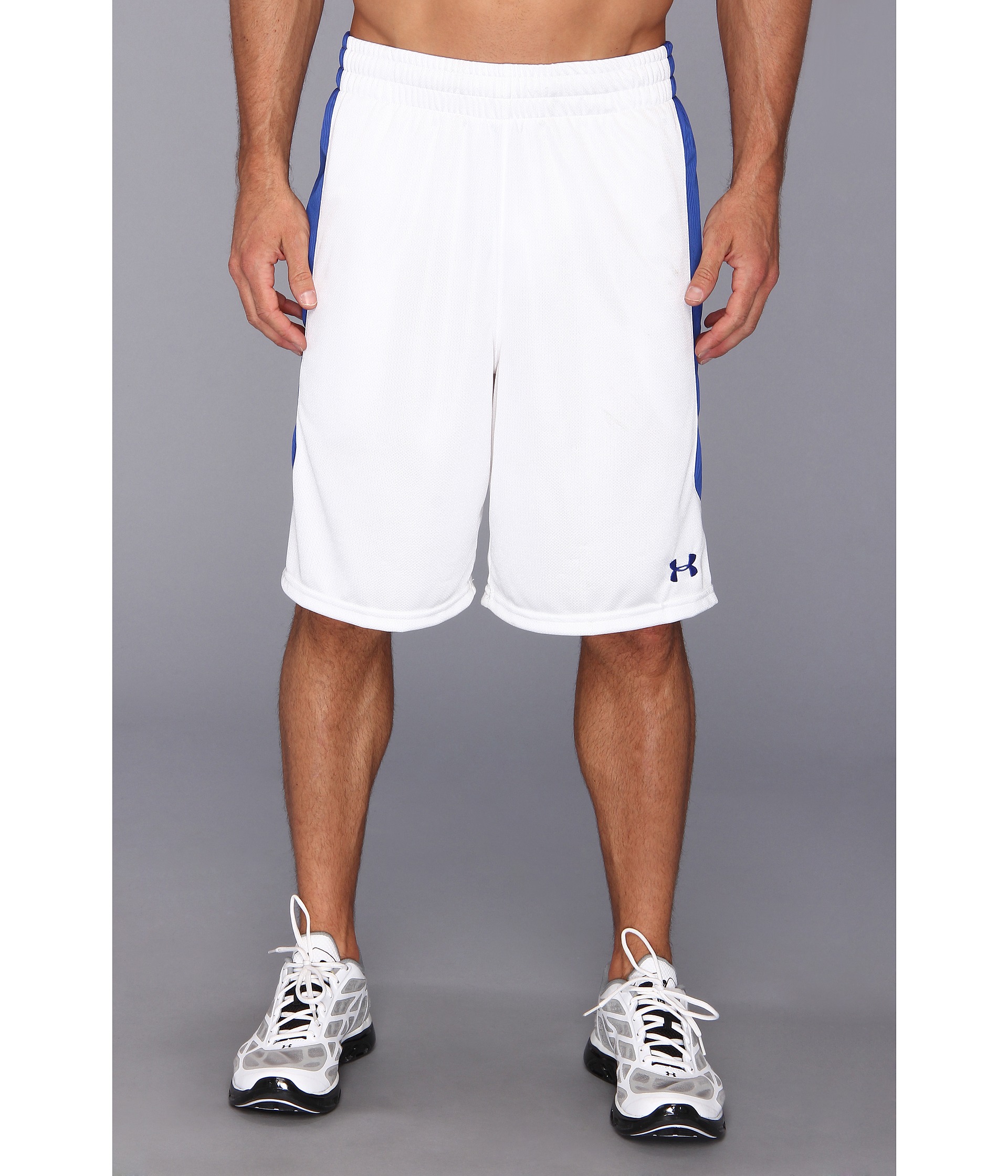 Under Armour UA Never Lose 10 Basketball Short White 1