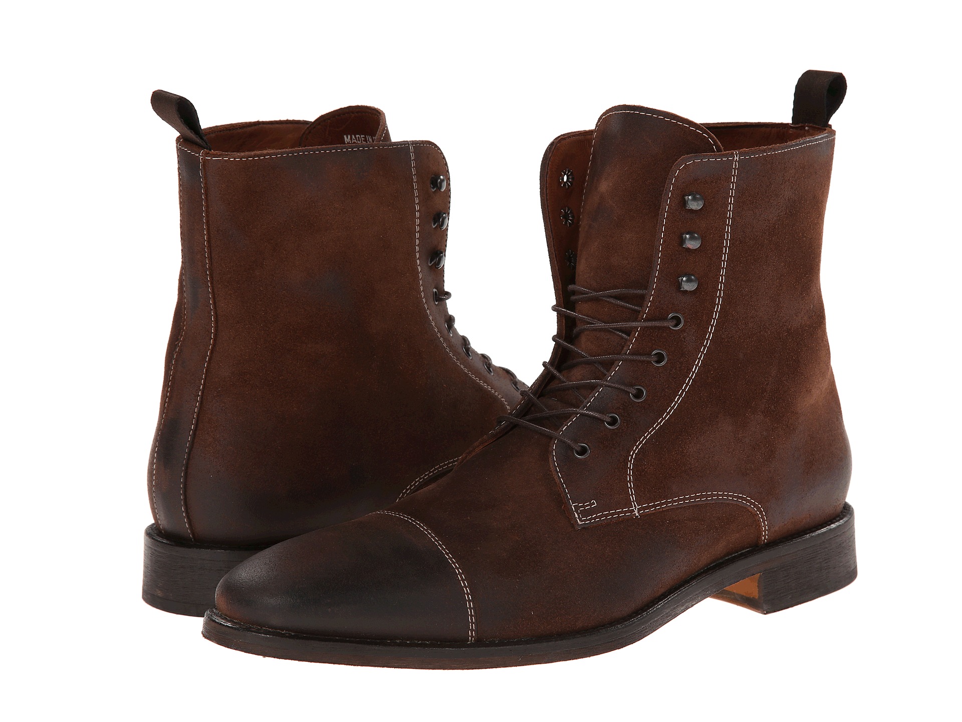 Massimo Matteo 5 Eye High Boot Tabacco