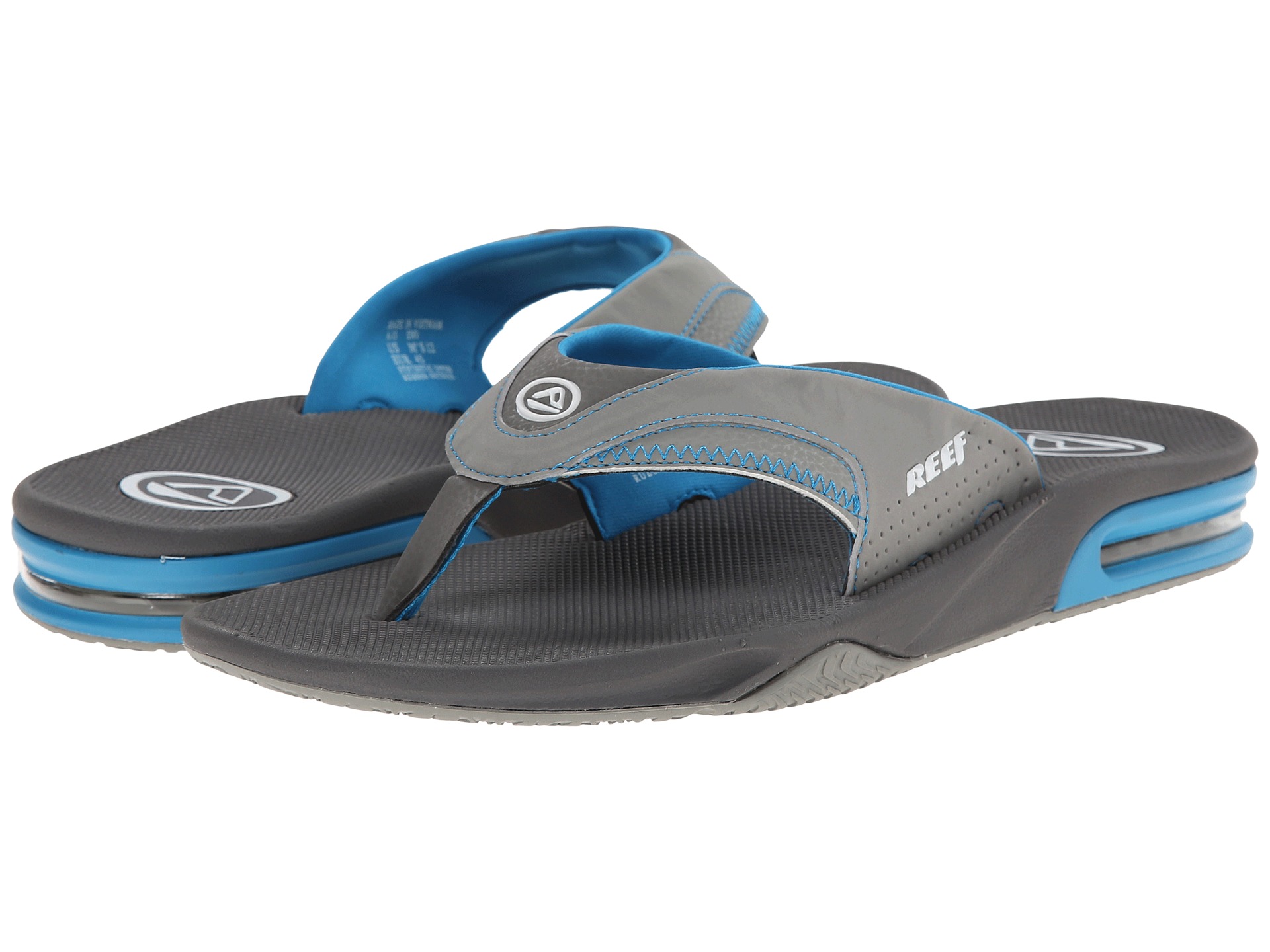 Reef Fanning Charcoal/Blue/Grey