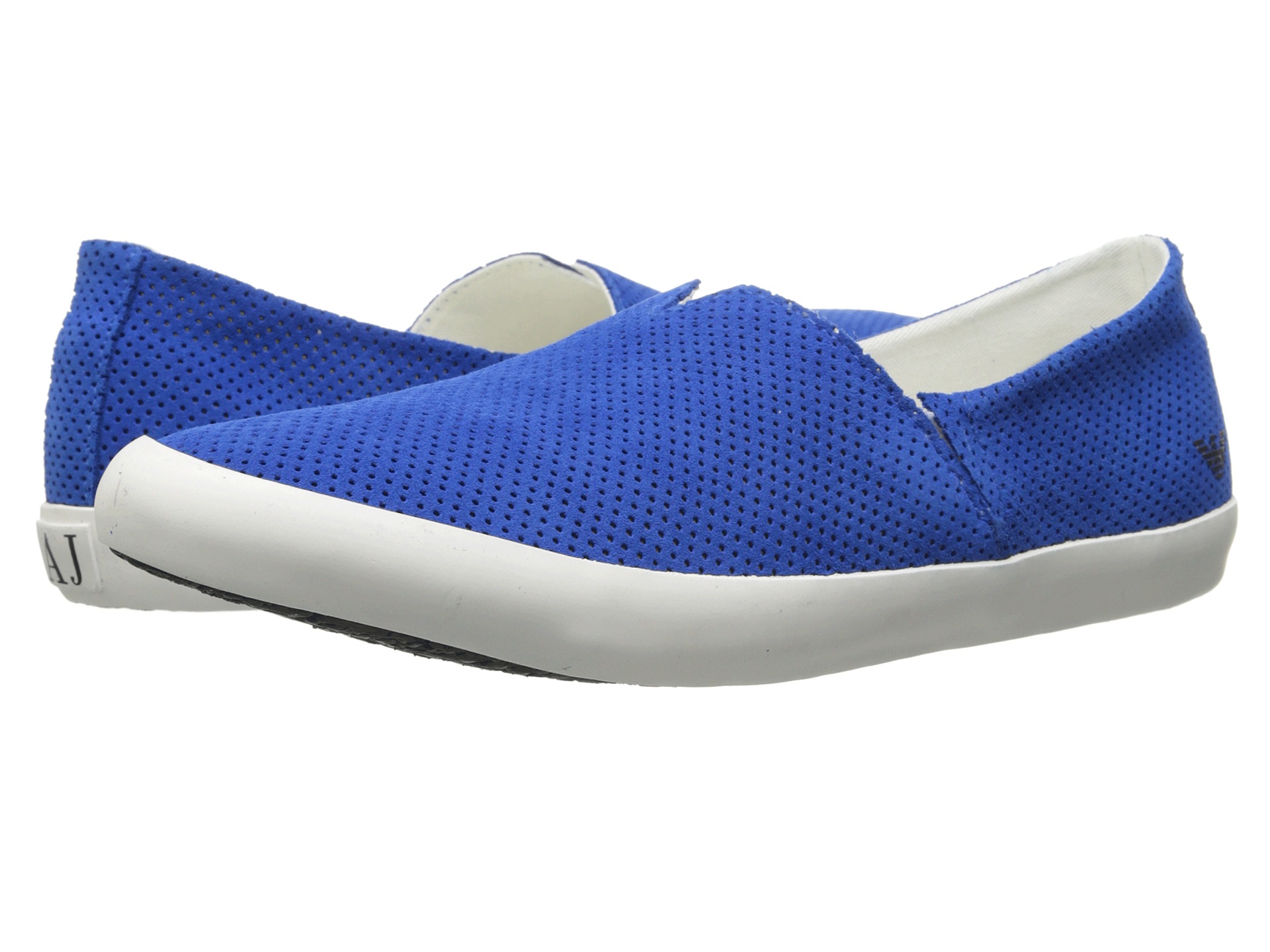 armani jeans boat slip on