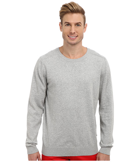 Buy Cheap Nautica 12GG Solid Crew Jersey Sweater Grey Heather - Men's ...