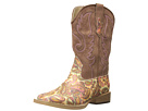 Faux Leather Paisley Glitter Print (Toddler/Little Kid)