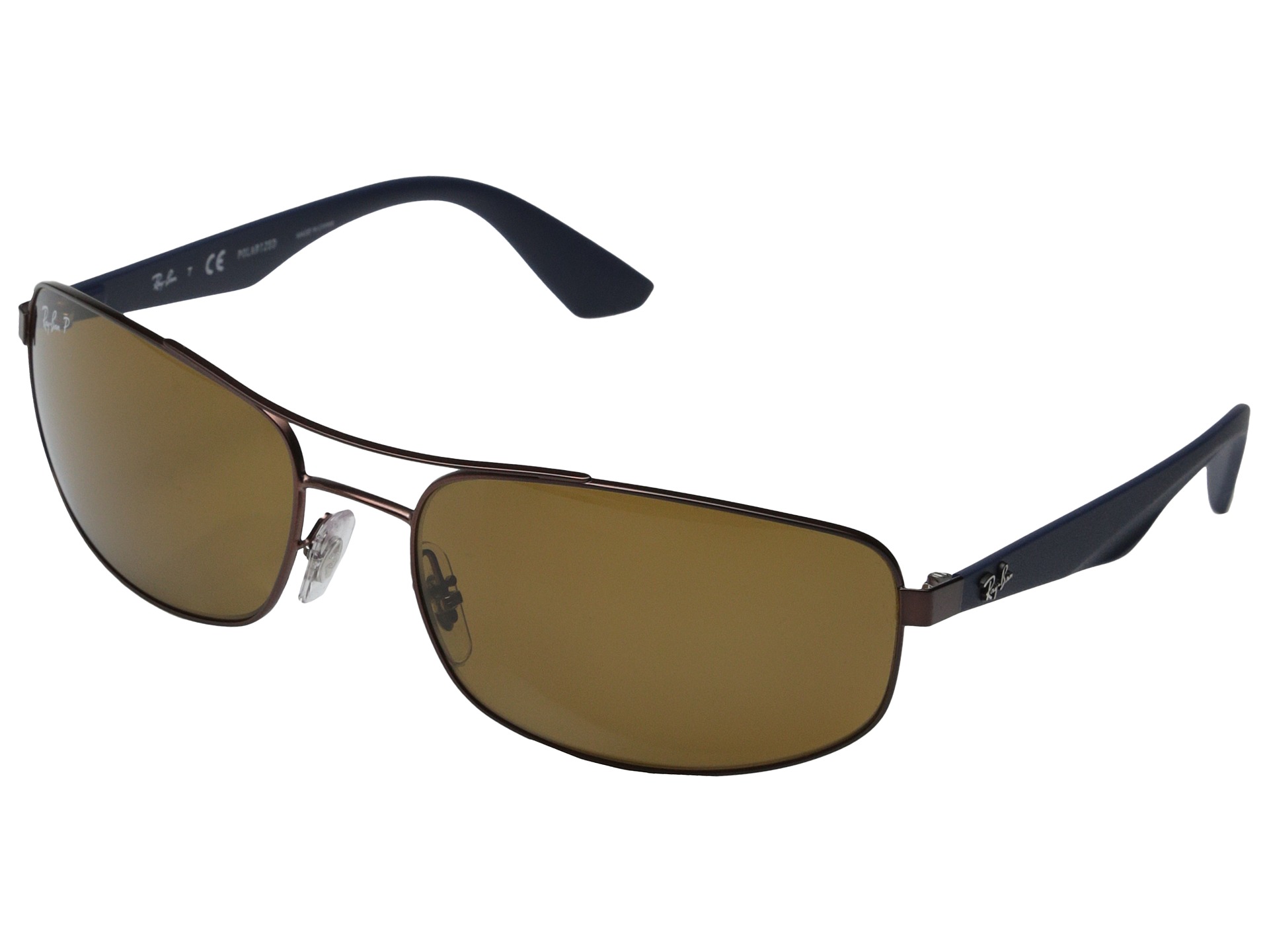 Ray Ban RB3527 61mm Dark Brown Matte/Polarized Brown