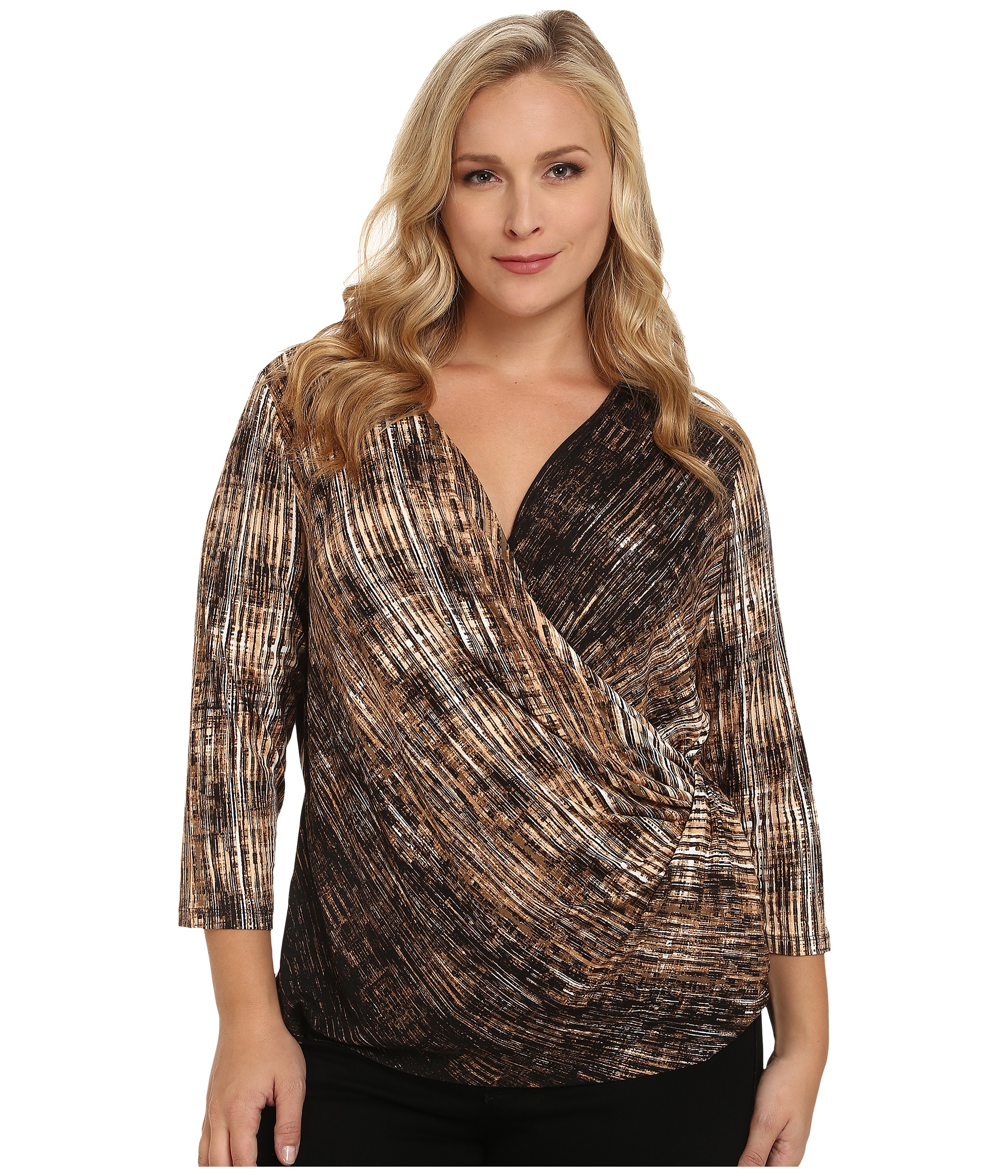 NIC+ZOE Plus Size Amber Allure Top