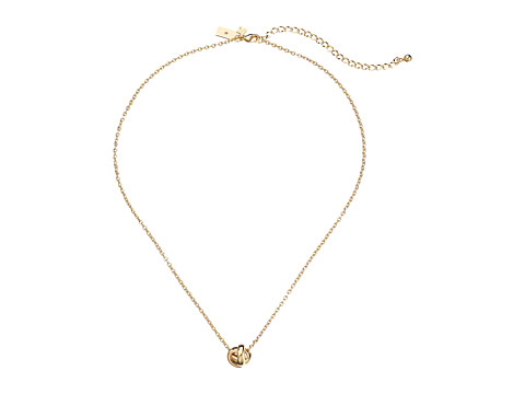 Kate Spade New York Dainty Sparklers Knot Pendant Necklace at Luxury ...