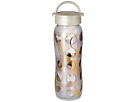 Glass Bottle fused with Gold and Classic Cap 22 oz.