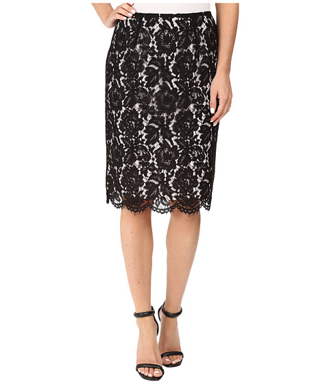 Vince Camuto Scallop Lace Pencil Skirt at 6pm.com