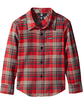 Volcom Kids - Hewitt Flannel Long Sleeve Shirt (Toddler/Little Kids)
