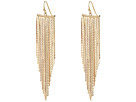 Polished Gold Fringe Earrings