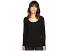 Pima Modal Long Sleeve Scoop Neck