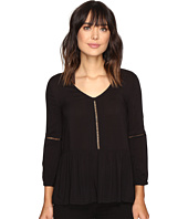 Calvin Klein Jeans - Pleated Drop Waist Peasant Blouse