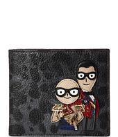 Dolce & Gabbana - Family Leopard/Patch Wallet