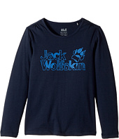 Jack Wolfskin Kids - Long Sleeve Brand Tee (Infant/Toddler/Little Kids/Big Kids)