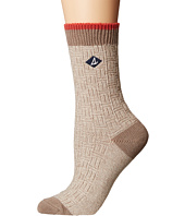 Sperry - Basket Weave Slub Sweater Weight Boot Crew