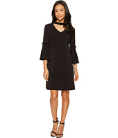 Christin Michaels - Tatum Bell Sleeve Dress with Keyhole