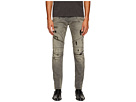 Distressed Panelled Jeans
