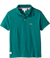 Lacoste Kids - Short Sleeve Solid Jersey Polo (Toddler/Little Kids/Big Kids)