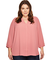 NYDJ Plus Size - Plus Size Pintuck Blouse