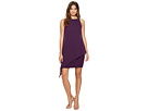Chiffon Overlay Sheath Dress