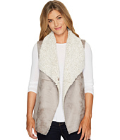 Dylan by True Grit - Frosty Tipped Shearling Snap Vest