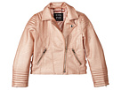 Vegan Leather Moto Jacket (Little Kids/Big Kids)