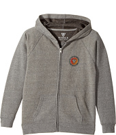 VISSLA Kids - Founded Full Zip Hooded Fleece (Big Kids)