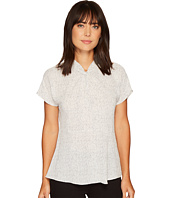 Vince Camuto - Elegant Speckle Twist Mock Blouse