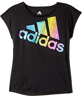 adidas Kids - Short Sleeve Just Shine Tee (Big Kids)