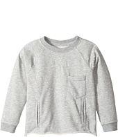 Hudson Kids - Raglan Shirt French Terry Pullover w/ Grinding and Destruction (Toddler/Little Kids/Big Kids)