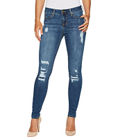 Liverpool - Abby Skinny with Destruct Detail in Vintage Super Comfort Stretch Denim in Smithtown Destruct