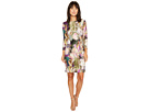 Painted Floral Sheath Dress