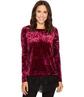 Karen Kane - Velvet Lace Inset Top