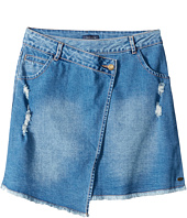 Tommy Hilfiger Kids - Asymmetrical Denim Skirt (Big Kids)