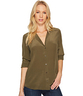 EQUIPMENT - Adalyn V-Neck Button Up Solid