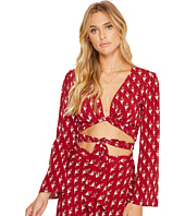 Flynn Skye - Bell Long Sleeve That's A Wrap Crop Top