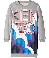 Kenzo Kids - Kenzo Logo Long Sleeves Long Tee Shirt Dress (Big Kids)