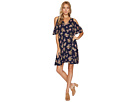 Cold Shoulder Wrap Dress
