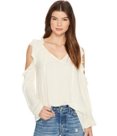 Jack by BB Dakota - Ann Crinkle Rayon Cold-Shoulder Top