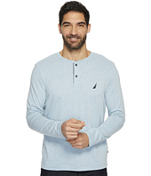 Nautica - Long Sleeve Snow Cotton Henley