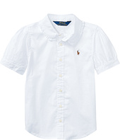 Polo Ralph Lauren Kids - Solid Oxford Shirt (Little Kids)